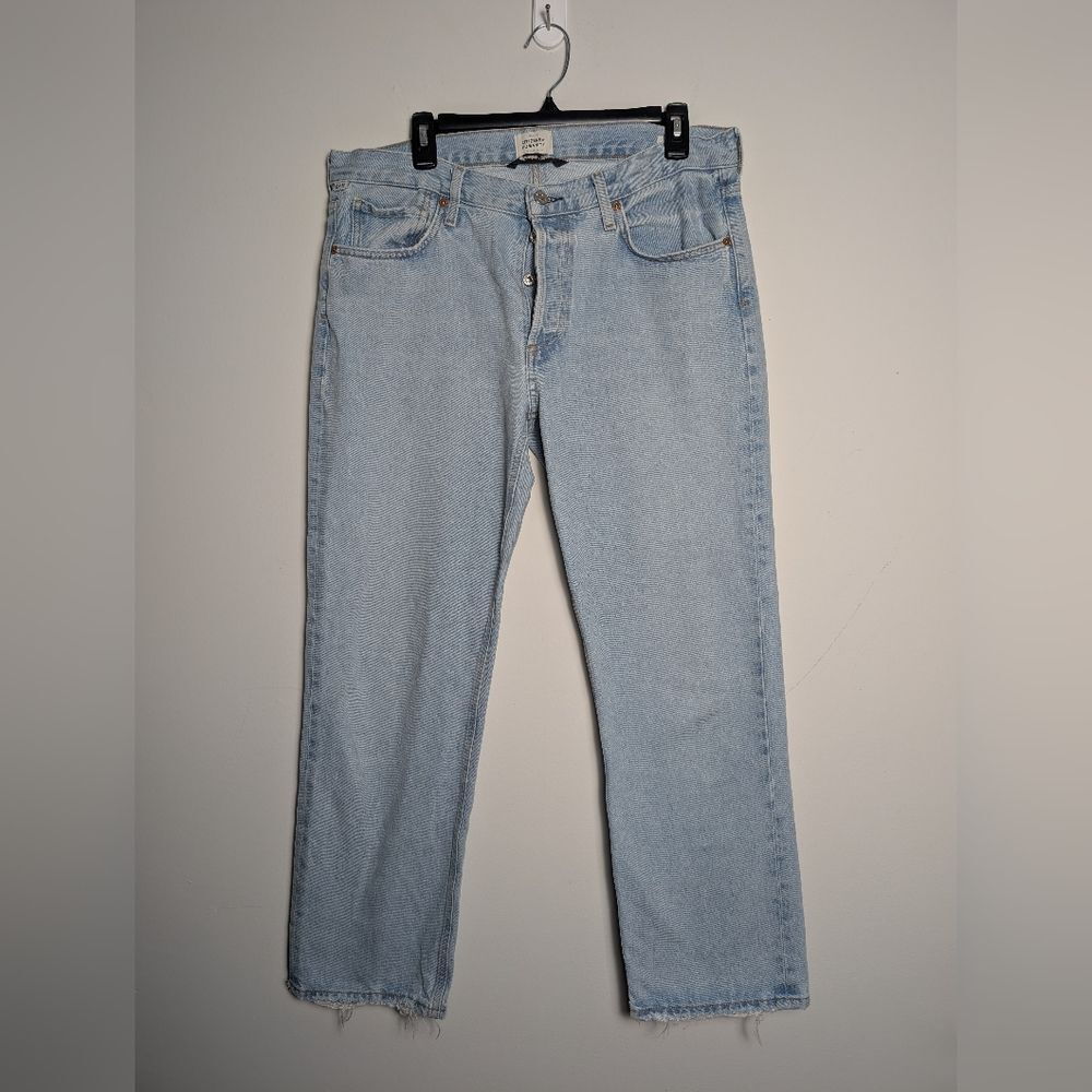 Citizens Of Humanity Neve Jeans Light Wash Button Fly Organic Straight Leg Sz29